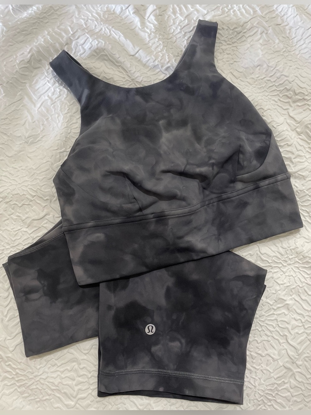 Lululemon Wunder Train Longline Bra with matching short